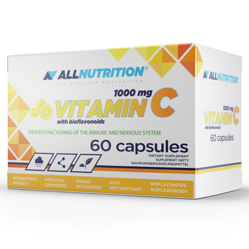 All Nutrition Vitamin C 1000mg with Bioflavonoids, 60 Capsules